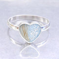 Smooth Band Heart Ring
