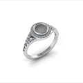 Round Shape Embellished Ring