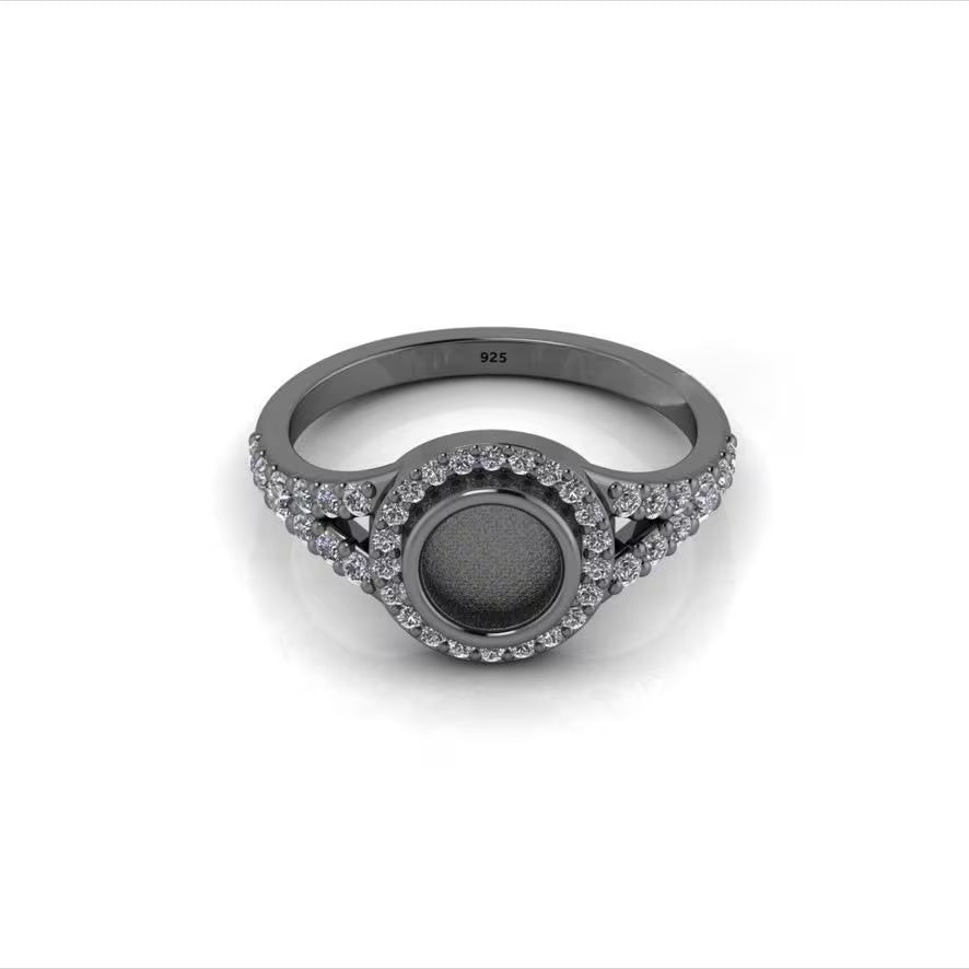 Round Shape Embellished Ring