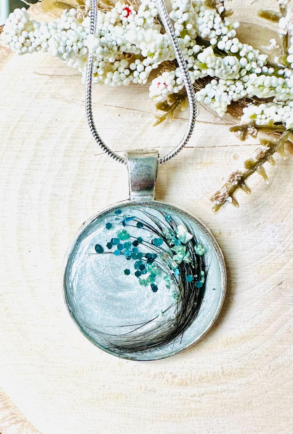 Tree with Hair Necklace
