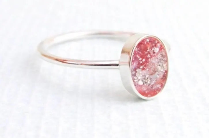 Oval Single Band Ring