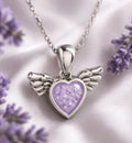 Angel Wings & Heart Necklace