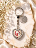 Heart Locket Keychain